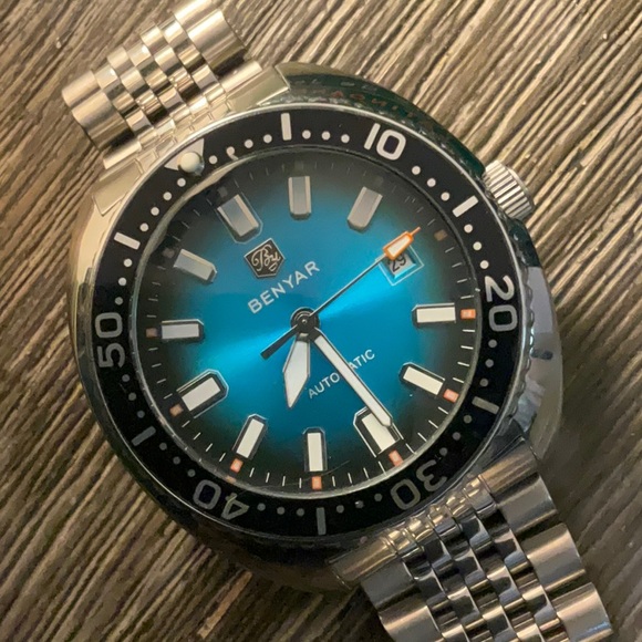Benyar Blue Automatic Watch